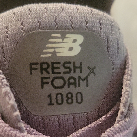 New Balance Gray/Black Fresh Foam 1080 Sneakers - Picture 2 of 9